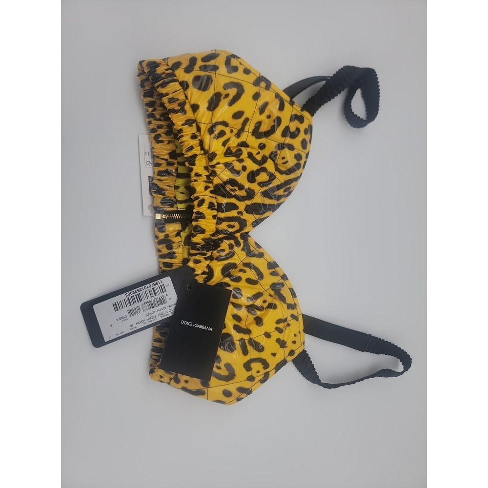 Women's Dolce & Gabbana Sexy Leopard Print Crop Top Bralette New w/ Tags $600+! - Picture 5 of 9